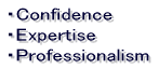 Confidence Expertise Professionalism 